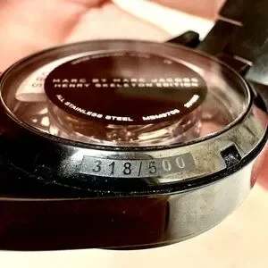 Marc by Marc Jacob’s Black Henry Skeleton Limited Edition Automatic Watch Marc by Marc Jacobs Men Henry Skeleton Black Dial Watch  main image 2
